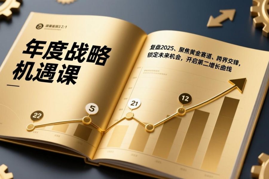 年度战略机遇课，复盘2025、聚焦黄金赛道、跨界交锋，锁定未来机会，开启第二增长曲线