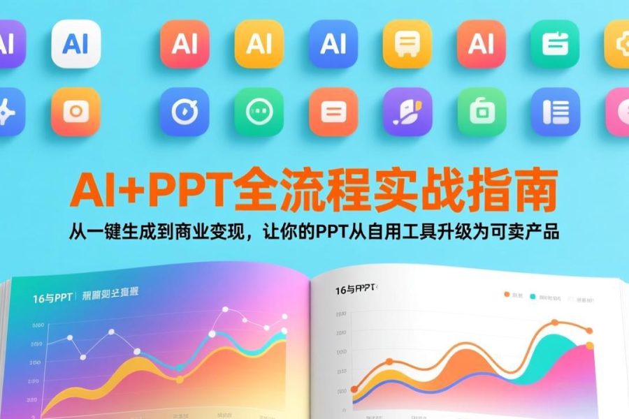 AI+PPT全流程实战指南：从一键生成到商业变现，让你的PPT从自用工具升级为可卖产品