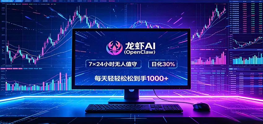 龙虾AI(OpenClaw)全自动挂机，智能操控电脑高效执行任务，每天轻松到手四位数-创课坊