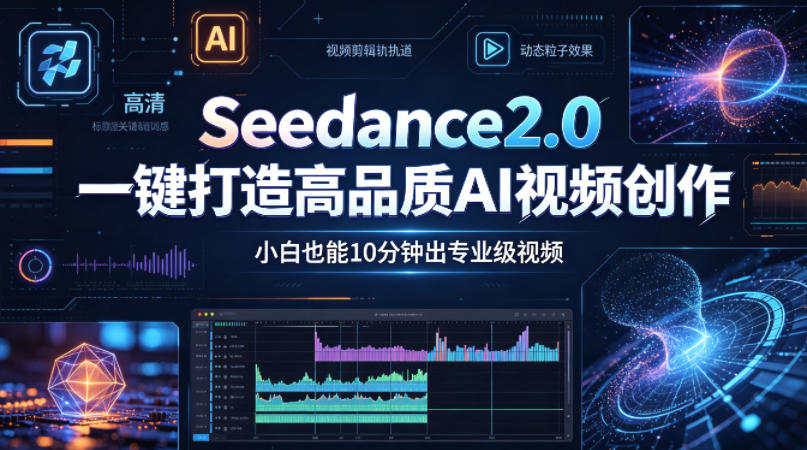 Seedance2.0一键打造高品质AI视频创作，小白也能10分钟出专业级视频-创课坊