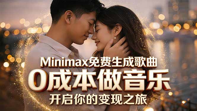 Minimax免费生成歌曲实测！0成本做音乐，说唱流行Lofi一键生成-创课坊