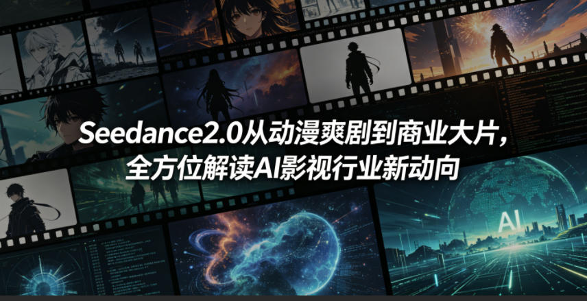Seedance2.0从动漫爽剧到商业大片，全方位解读AI影视行业新动向-创课坊