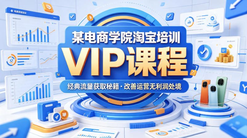 某电商学院淘宝培训VIP课程，各种经典有用的流量获取秘籍，改善运营产品没利润的处境(2026年5月)-创课坊
